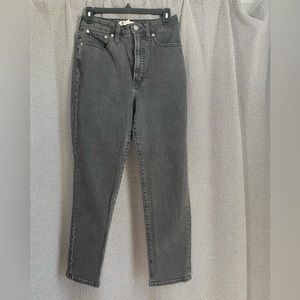Madewell The Curvy Perfect Vintage Jeans size 27 Lunar wash dark wash Denim